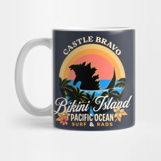 Bikini Island, Surf and Rads. Mug